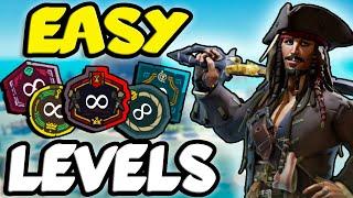 the FASTEST way to Level up in Sea of Thieves