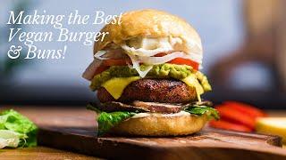 The Best High Protein Vegan Burgers | 23g per burger