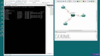 Puttycm with tabbed windows in  gns3