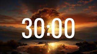 30 Minute Relaxing Timer with Tree / Massage, Study, Work Timer Zen Peaceful