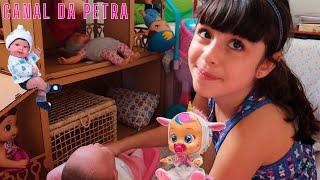 MINHAS BONECAS FIZERAM UMA BAGUNÇA !!! CRY BABY | BABY ALIVE | BEBÊ REBORN | BRINCANDO DE BONECA