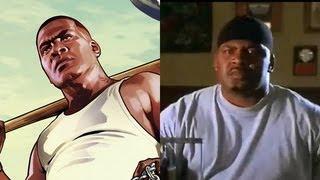 Franklin From GTA 5 Knocked Out Ice Cube & Took His Chain In Real Life!