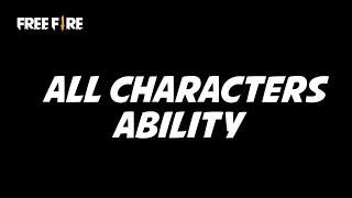 FreeFire All Characters New Ability 2023 Part- 2 Full Details| AR ROWDY 99 