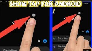 How to show TOUCHES on ANDROID
