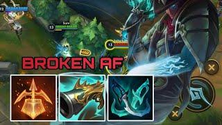 MID LANE AD TWISTED FATE IS BROKEN AF. Must try this build. WILDRIFT GAMEPLAY.