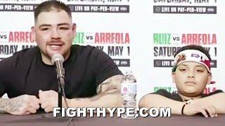 ANDY RUIZ IMMEDIATE REACTION TO BEATING CHRIS ARREOLA AFTER GETTING DROPPED: "THE RUSTNESS SHOWED"