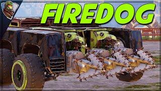 Combining two of the most powerful weapon types in Crossout... Melee Damage + Fire Damage = FIREDOG