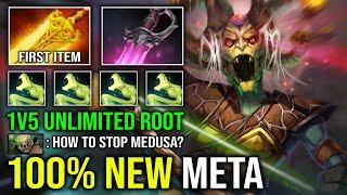 NEW 7.37C META 100% Unkillable Radiance + Khanda 1v5 Unlimited Root Full Aghs Medusa Dota 2