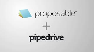 Connect Pipedrive CRM to Proposable for effortless Proposal workflow