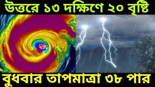 ১৩ মার্চ উত্তর বঙ্গে আর ২০ মার্চ দক্ষিণ বঙ্গে আসছে বৃষ্টি ওদিকে বঙ্গোপসাগরে তৈরী হচ্ছে ঘূর্ণাবর্ত ||