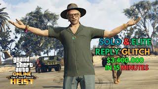 *DECEMBER* (2024) CAYO PERICO SOLO REPLAY GLITCH $3.348.006 IN 13 MINS (PC)