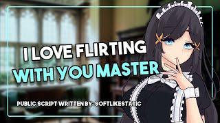 Your Flirty Maid Has More Than One Confession To Make (ASMR Roleplay) [F4M] [Flirting]