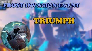 BEATING FROST INVASION EVENT TRIUMPH || Tower Defense Simulator