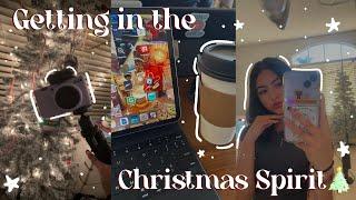 COZY winter vlog: getting into the holiday spirit ️ decorating, baking, watching Xmas movies