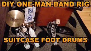 DIY Suitcase Rhythm Section - One-Man-Band