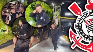 DESEMBARQUE DO CORINTHIANS EM FORTALEZA PARA DECISÃO NA SUL-AMERICANA