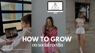 HOW TO GROW ON SOCIAL MEDIA | 10 tips for building a personal brand on social media