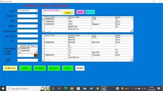 Inventory Management System project created with VB6.0 and Microsoft Access.