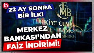 SON DAKİKA! Merkez Bankası'ndan 22 ay sonra ilk faiz indirimi! Yılın son faiz kararı açıklandı!