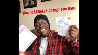 How to LEGALLY Change Your Name - ONTARIO