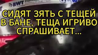 Сидят зять с тещей в бане, теща игриво спрашивает... Смешной анекдот..