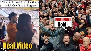Virat Kohli Gets Shocked When English Crowd Starts Chanting ‘’Kohli Kohli’’ In Fa Cup Football ||