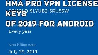 HMA PRO VPN License Keys Of May 2019 || Valid till August