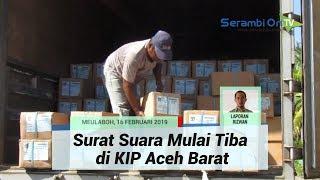 Surat Suara Mulai Tiba di KIP Aceh Barat