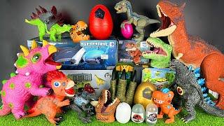 Jurassic World Unboxing Review Giant Toro Triceratops Godzilla Megaraptor Stegosaurus Dinosaur Eggs