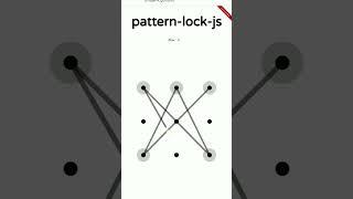 impossible pattern lock #shorts #patternlock