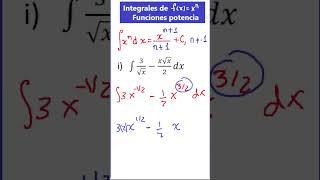 Integral con raices en Corto #calculointegral #maths #calculodiferencial #algebra #matematicas