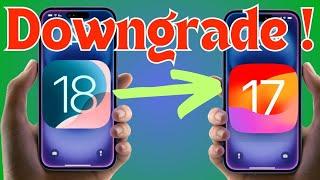 How To Downgrade iOS 18 to iOS 17 | No Data Loss