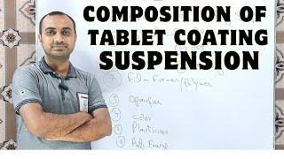 Composition Of Tablet Coating Suspension