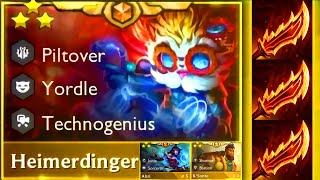 TFT SET 9 INFINITE GOLD FARM WITH HEIMERDINGER 3 STAR ⭐⭐⭐