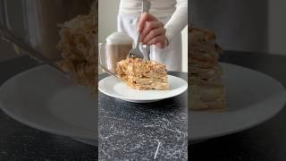 The best Napoleon cake #recipe in description 