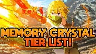 WHAT SHOULD YOU USE MEMORY CRYSTALS ON! SCENE CARD TIER LIST UPDATE! | Danmachi Battle Chronicle