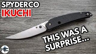 Spyderco Ikuchi Folding Knife - Overview and Review