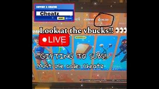 Gifting ITEMSHOP ITEMS TO SUBS | 100% LEGIT | Must use code: cheatz
