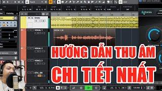 Hướng dẫn thu âm chi tiết trên Project Cubase 10 - Auto Tune Pro và bộ thu âm Focusrite Takstar K200