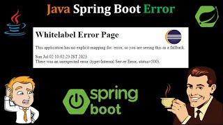 Java Spring Boot Error: Whitelabel Error Page and Error Code 404 - Eclipse IDE (Hindi)