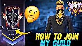 HOW TO JOIN GUILD | FREE FIRE GUILD REQUIREMENT  | JASS GAMING