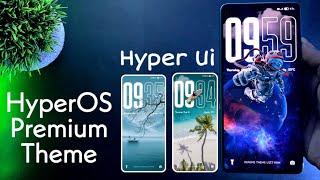 HyperOS Premium Theme For Any Xiaomi Device's | New System & Lock Screen Ui | #hyperos