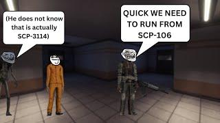 SCP SL Tricking Someone As SCP-3114