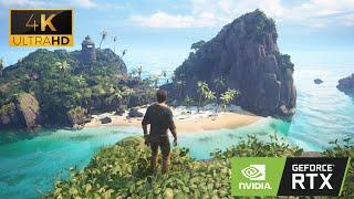 Uncharted Legacy of Thieves Collection PC ( MAX SETTINGS 4K 60 FPS ) FREE ROAM GAMEPLAY