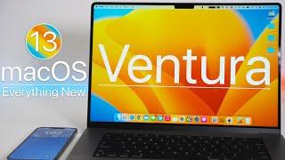 macOS 13 Ventura - Everything New!