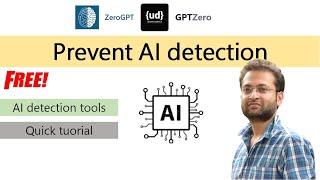 How to avoid AI detection? Bypass AI detectors. Easy tools. Trick. Prevent plagiarism.