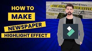 How to Create News Article Highlight Effect in Filmora 13 | Step-by-Step Tutorial