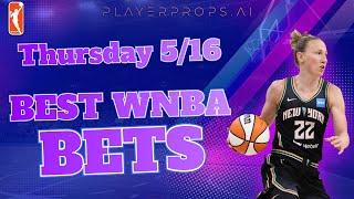 WINNING WNBA Prop Picks for Today's Games | Free Bets & Predictions 5/16/24