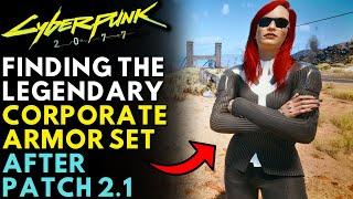 Cyberpunk 2077 - How To Get Legendary Corporate Armor Set | Update 2.1 (Locations & Guide)
