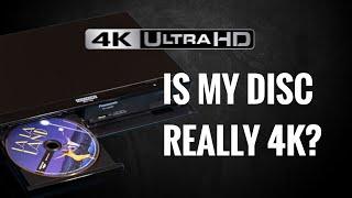 IS YOUR DISC REALLY 4K ULTRAHD? | 4K MASTERED BLU-RAY VS TRUE 4K BLURAY